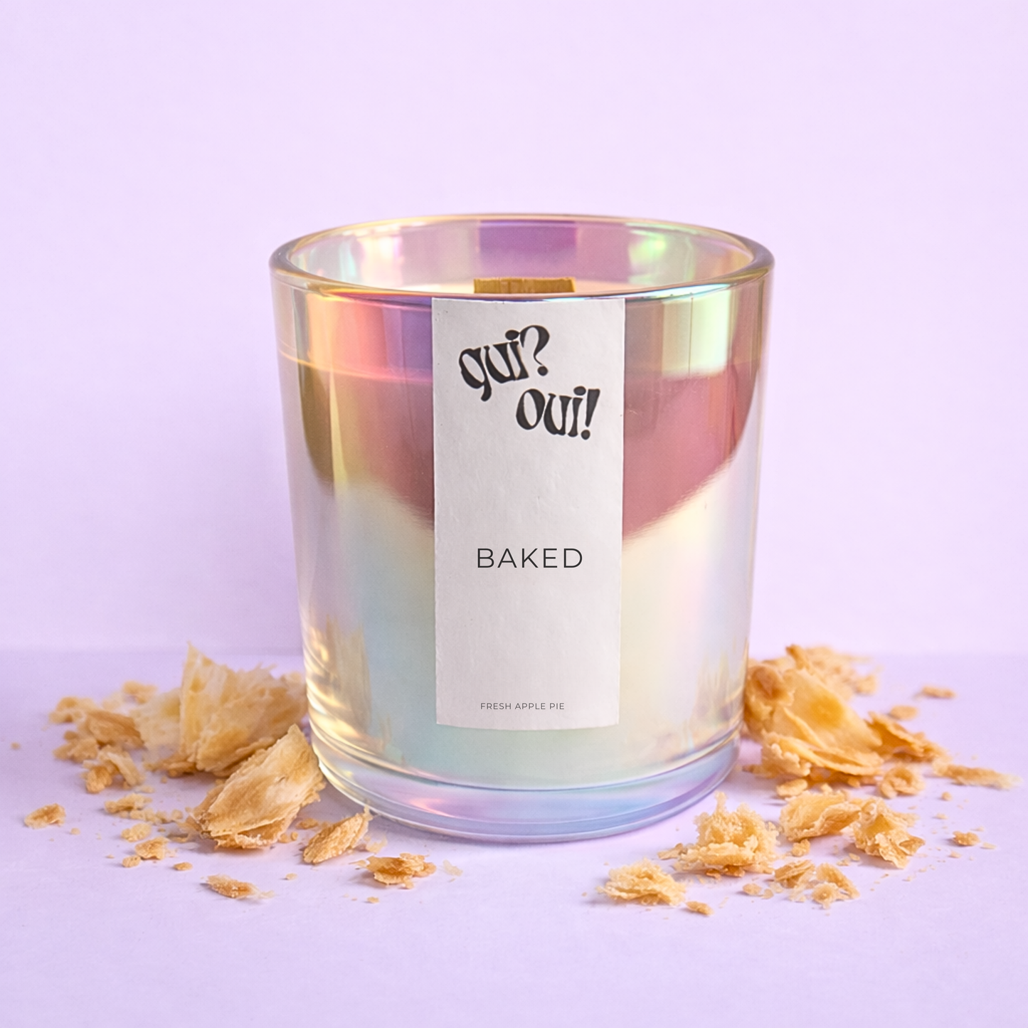 BAKED | fresh apple pie coconut wax candle