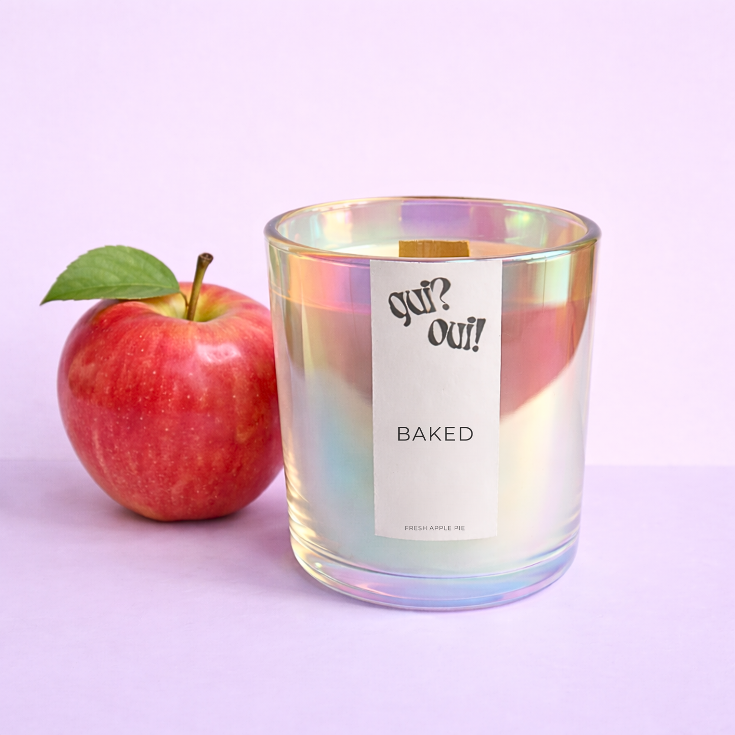 BAKED | fresh apple pie coconut wax candle