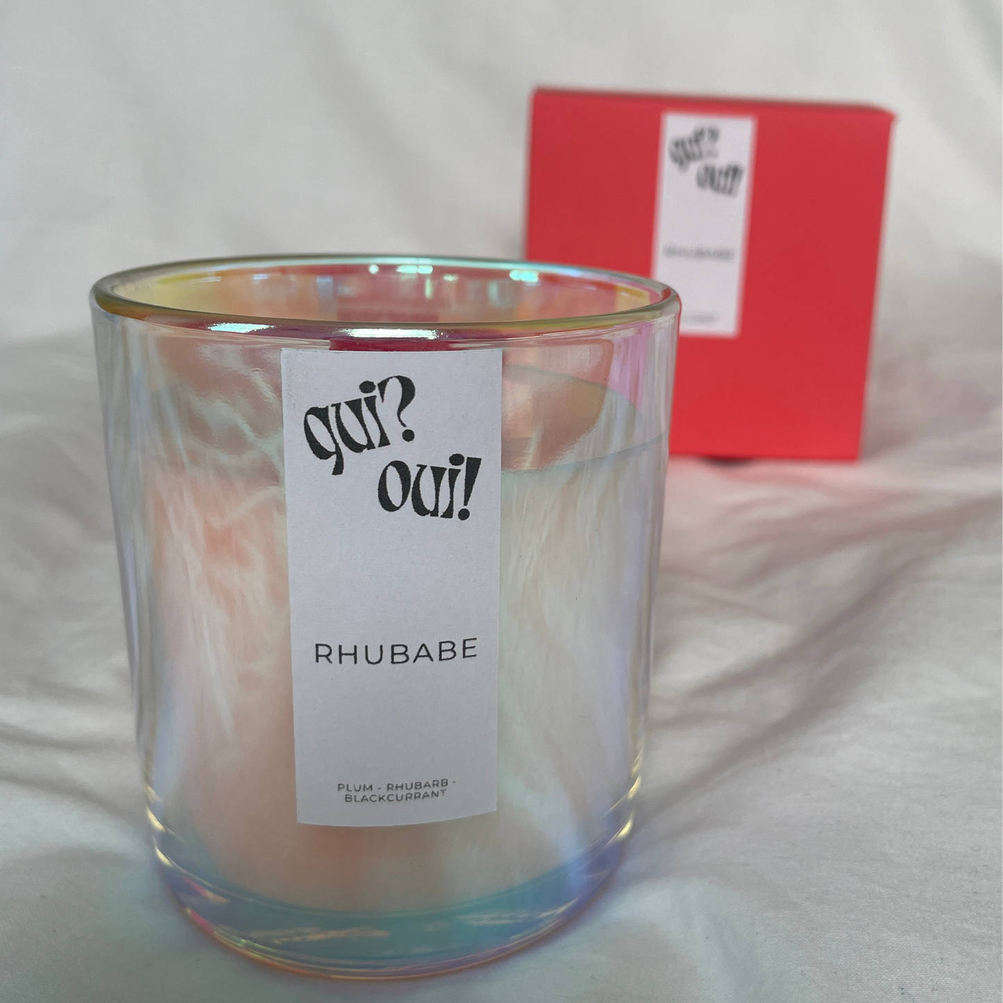 Rhubabe Candle