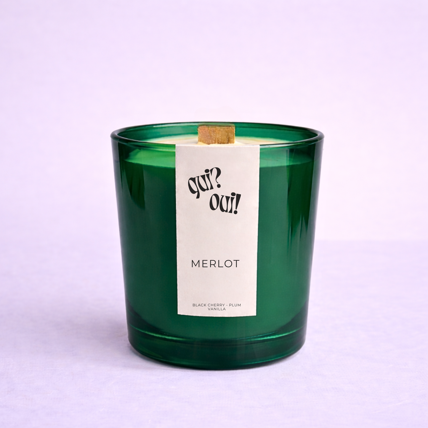 MERLOT | black cherry, plum, vanilla coconut wax hand poured candle