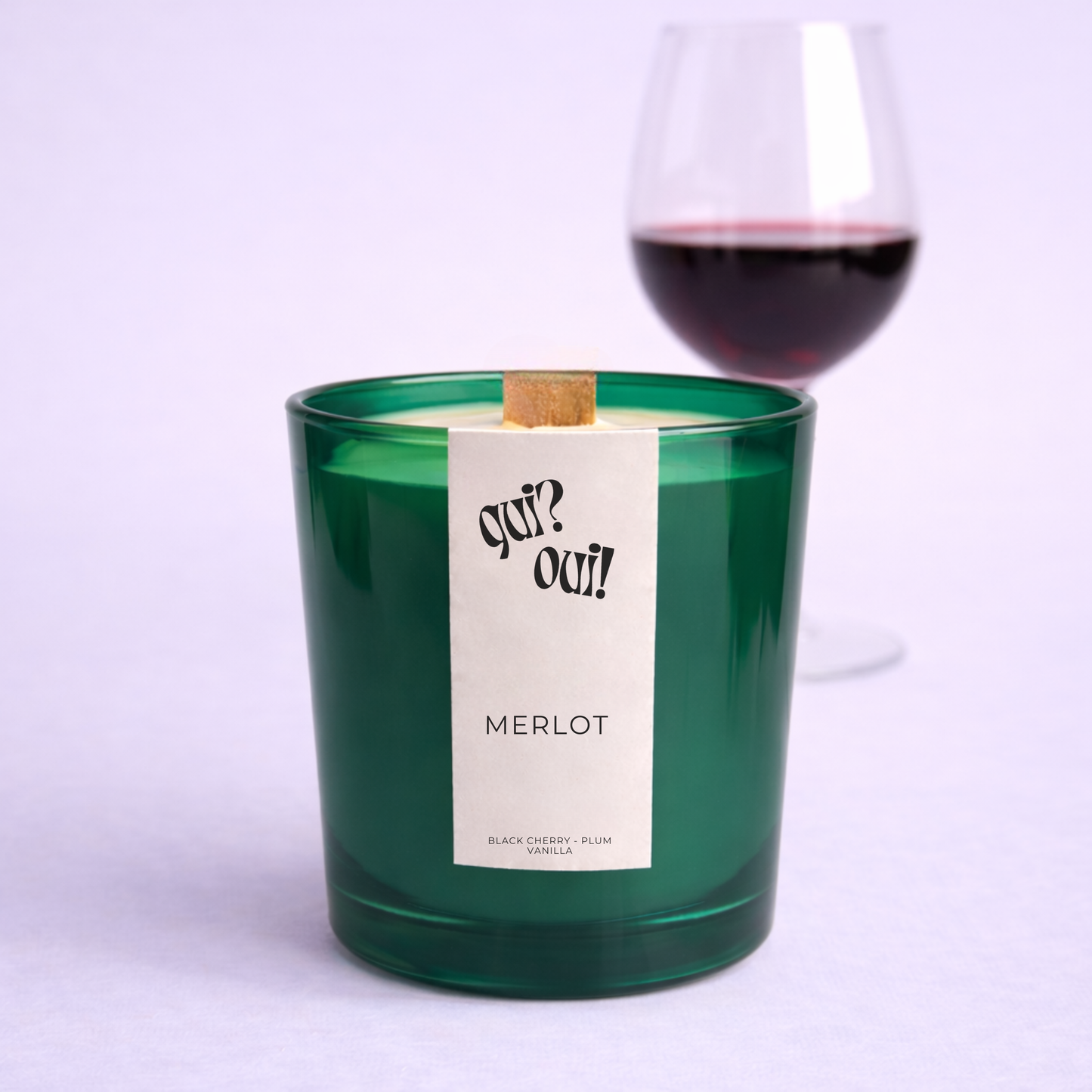 MERLOT | black cherry, plum, vanilla coconut wax hand poured candle